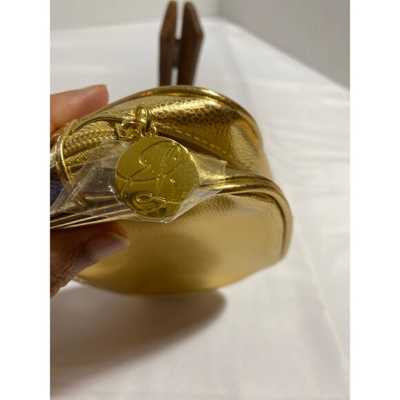 Shine Bright with Every Touch-Up Limited Edition Estée Lauder Gold Glam Bag New - Picture 7 of 11
